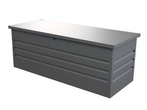 Gartenbox TOMASO Grau - Metall - 68 x 62 x 165 cm