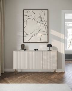 Sideboard OVARLO Breite: 164 cm - Gold