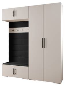 Garderobe Inova 3 Z18 Schwarz - Weiß - Schwarz