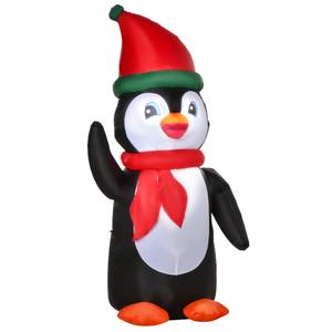 Weihnachts-Pinguin 844-428 Weiß - Textil - 67 x 155 x 79 cm