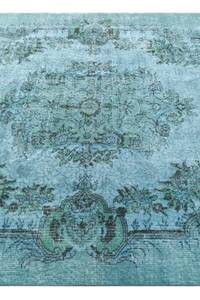 Teppich Ultra Vintage LXXIII Blau - Textil - 185 x 1 x 300 cm