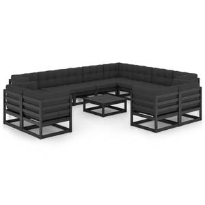 Salon de jardin (lot de 13) 3009713-2 Anthracite - Noir