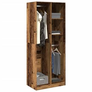 Kleiderschrank 298537-4 Holz - Breite: 80 cm