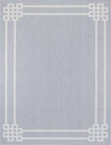 Tapis HEERLEN Gris - Matière plastique - Textile - 160 x 1 x 213 cm