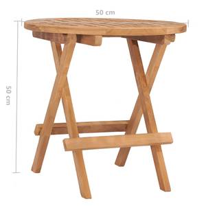 Garten-Essgruppe (3-teilig)  315453 Braun - Massivholz - Holzart/Dekor - 50 x 50 x 50 cm