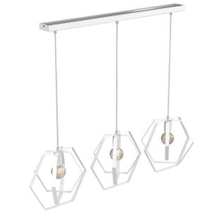 Lustre suspension HELIN Blanc - Métal - 35 x 120 x 110 cm