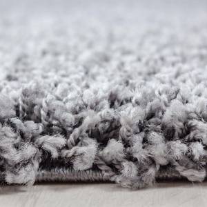 Tapis shaggy UNI L 120x170 argent Argenté - 120 x 170 cm