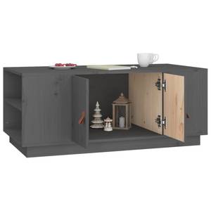 Couchtisch D731 Grau - Massivholz - 50 x 41 x 100 cm