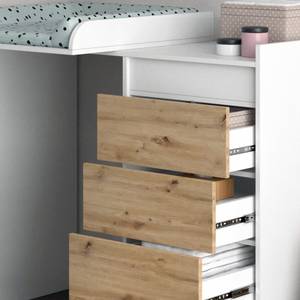 Waschmaschinenschrank Alf 40612 Weiß - Holzwerkstoff - 116 x 98 x 50 cm