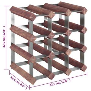 Weinregal 297751 Braun - 22 x 32 x 32 cm