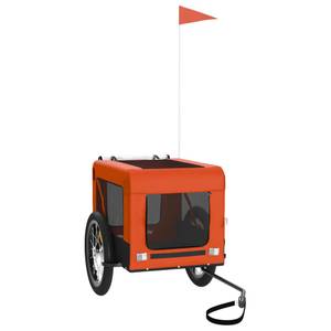 Fahrradanhänger Hund 3028772-1 Orange - 123 x 66 x 63 cm