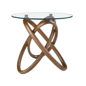 Table d'angle 2126 Marron - Verre - 55 x 50 x 55 cm