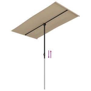 Parasol 3001675 Taupe - 110 x 208 x 180 cm