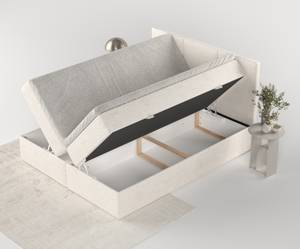 Boxspringbett Jonah Creme - Breite: 160 cm