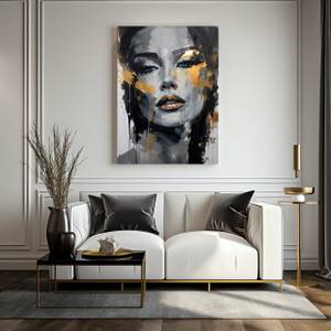 Tableau Déco Portrait De Femme Peinture 80 x 120 x 120 cm