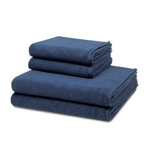 Sensual Skin set serviettes 4 pcs Bleu nuit