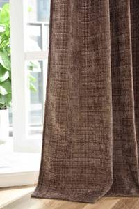 Vorhang Chenille Jacquard Braun