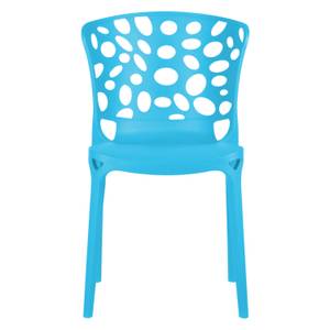 Chaise de jardin lot de 2 2456 Bleu - Lot de 2