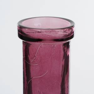 Flaschenvase Rioja Rot - Glas - 18 x 75 x 18 cm