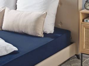 Drap housse HOFUF Bleu - Bleu marine - 140 x 30 cm