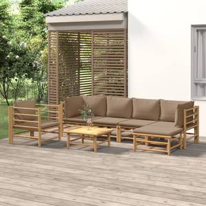 Garten-Lounge-Set 3028491-12 (7-teilig) Braun - Taupe