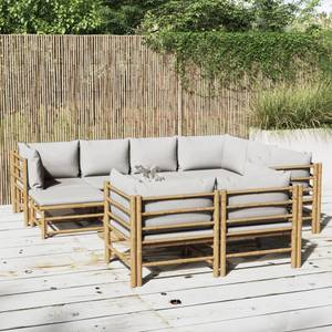 Garten-Lounge-Set 3028491-25 (10-teilig) Braun - Hellgrau