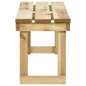 Gartenbank 44899 Braun - Holzwerkstoff - Holzart/Dekor - 140 x 45 x 140 cm