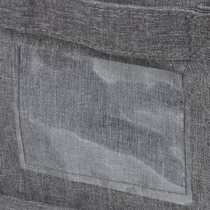 Aufbewahrungstasche 3er Set Grau - Metall - Kunststoff - Textil - 45 x 20 x 30 cm