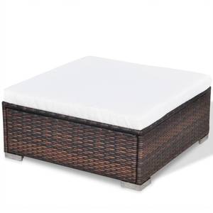 Gartenmöbel-Set Braun - Polyrattan - 74 x 31 x 74 cm