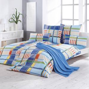 Bettwäsche 44338 2-teilig Blau - Textil - 155 x 1 x 220 cm