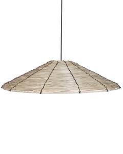 Lampe suspension LUAGAN Noir - Bleu - Fibres naturelles - 67 x 112 x 67 cm