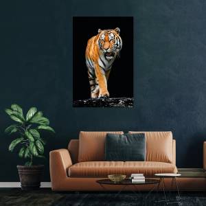 Tableau mural tigre précieux 65 x 97 cm