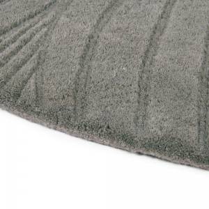 Tapis rond FOLIA Gris - 150 x 150 cm