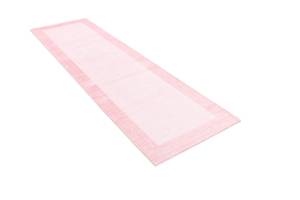 Läufer Teppich Darya CCCXXX Pink - Textil - 81 x 1 x 302 cm