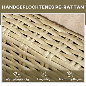 Sonnenliege 862-029 Polyrattan - 198 x 30 x 72 cm