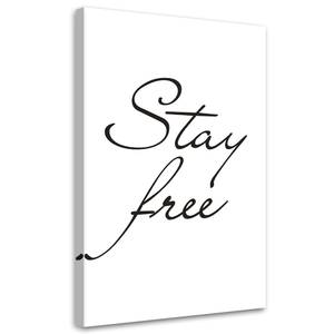 KUNSTDRUCK Stay Free 80 x 120 cm