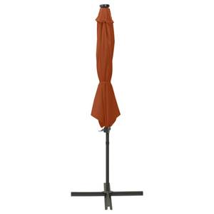 Parasol en porte-à-faux 3008769 Brun rouge