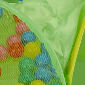 Bällebad Baby mit 50 Bällen Blau - Grün - Gelb - Metall - Kunststoff - Textil - 110 x 50 x 110 cm
