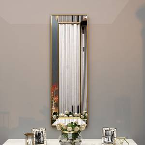 Spiegel Carlos 30x90cm Gold Gold - Glas - Holz teilmassiv - 30 x 90 x 3 cm