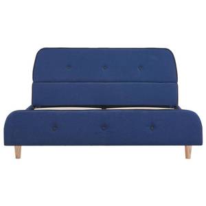 Cadre de lit 297913 Bleu - Largeur : 146 cm