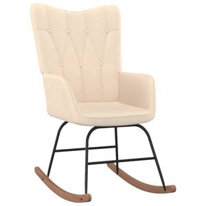 Chaise à bascule avec tabouret 3010050-2 Crème