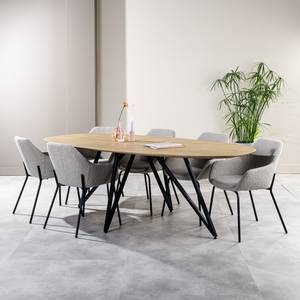 Esstisch Nordic Design Schwarz - Massivholz - 240 x 76 x 110 cm