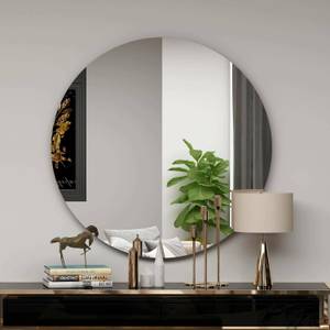 Miroir Dperell Noir - Bois manufacturé - 3 x 70 x 70 cm