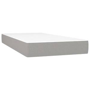 Boxspringbett 3017287-9 Hellgrau - 90 x 193 cm