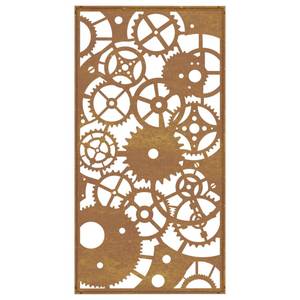 Décoration murale de jardin 824492 Marron - Métal - 55 x 1 x 105 cm