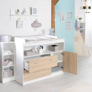 Set de chambre bébé Gabriella 2 pcs Blanc - Bois manufacturé