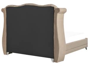 Doppelbett AYETTE Beige - Taupe - Breite: 185 cm