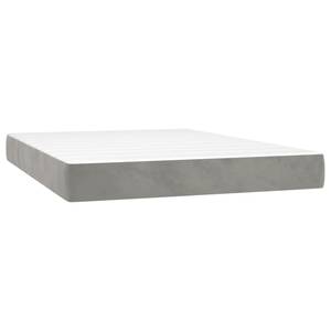 Boxspringbett 3017513-4 Hellgrau - 193 x 25 cm