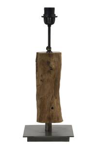 Pied de lampe SIJI Marron - Bois manufacturé - 18 x 40 x 18 cm