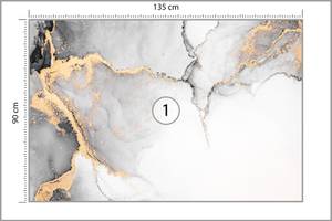 Fototapete MARMOR moderne Muster 135 x 90 x 90 cm